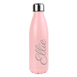 Personalised Pink Metal Insulated Drinks Bottle Personalised Pink Metal Insulated Drinks Bottle PMC poppystop.com