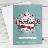 Personalised Retro Themed Card-PMC-Poppy Stop