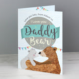 Personalised Daddy Bear Card-PMC-Poppy Stop