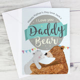 Personalised Daddy Bear Card-PMC-Poppy Stop