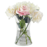 Personalised Big Age Glass Vase