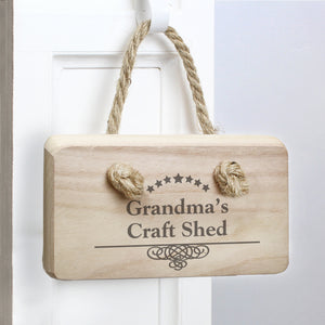 Personalised Decorative Wooden Sign