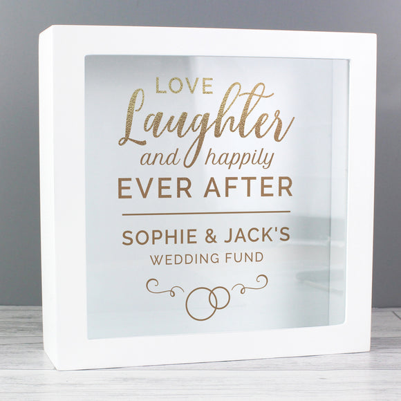 Personalised Happily Ever After Wedding Fund Box-Poppy Stop-Poppy Stop
