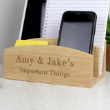 Personalised Free Text Wooden Letter Rack