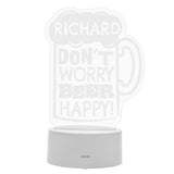 Personalised "Beer Happy" LED Colour Changing Light-PMC-Poppy Stop