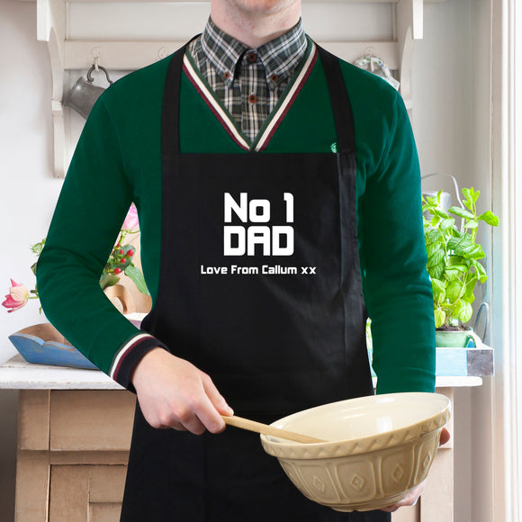 Personalised No1 Dad Apron-PMC-Poppy Stop