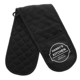 Personalised BBQ & Grill Oven Gloves-PMC-Poppy Stop