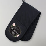 Personalised Abstract Rose Oven Gloves