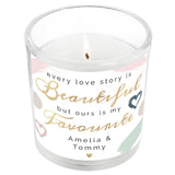Personalised Every Love Story Is Beautiful Scented Jar Candle-Poppy Stop-Poppy Stop