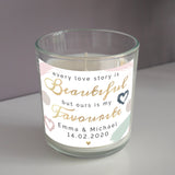 Personalised Every Love Story Is Beautiful Scented Jar Candle-Poppy Stop-Poppy Stop