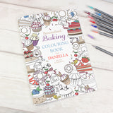 Personalised Colouring Book For Bakers