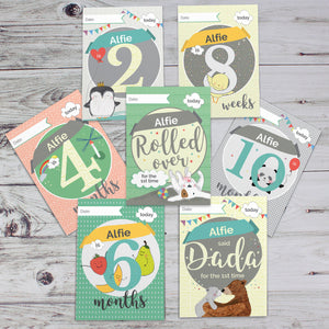 Personalised Baby Cards For Milestone Moments-PMC-Poppy Stop