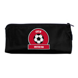 Personalised Red Football Fan Pencil Case