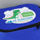 Personalised 'Be Roarsome' Dinosaur Lunch Bag Personalised 'Be Roarsome' Dinosaur Lunch Bag PMC poppystop.com