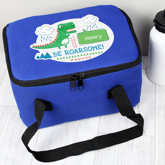 Personalised 'Be Roarsome' Dinosaur Lunch Bag Personalised 'Be Roarsome' Dinosaur Lunch Bag Personalised 'Be Roarsome' Dinosaur Lunch Bag PMC poppystop.com