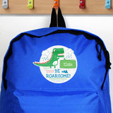 Personalised Dinosaur Backpack