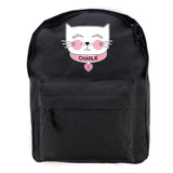 Personalised Cute Cat Backpack