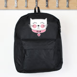 Personalised Cute Cat Backpack