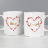 Personalised Confetti Hearts Mug Set-Poppy Stop-Poppy Stop