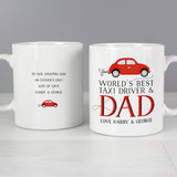Personalised Worlds Best Taxi Driver Dad Mug-PMC-Poppy Stop