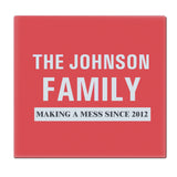 Personalised Kitchen Glass Chopping Board/Worktop Saver