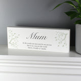 Personalised Decorative Block Sign - Branches
