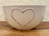 Shabby Chic Bowl - Cream-Poppy Stop-Poppy Stop