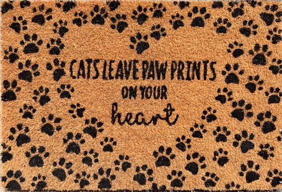 Cat Paw Print Door Mat-Poppy Stop-Poppy Stop